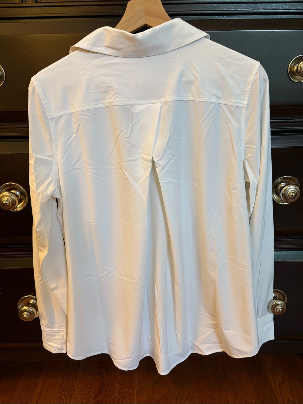 Spanx® Classic White Quarter Zip-Up Shirt